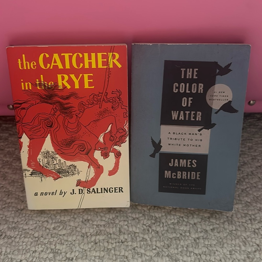 bundle of the catcher in the Rye and The color of water books